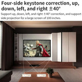 HD Portable Smart Projector Android 9.0 5G Wifi Proyector DLP 4K Projector 10500Mah Battery Mobile Smartphone Beamer
