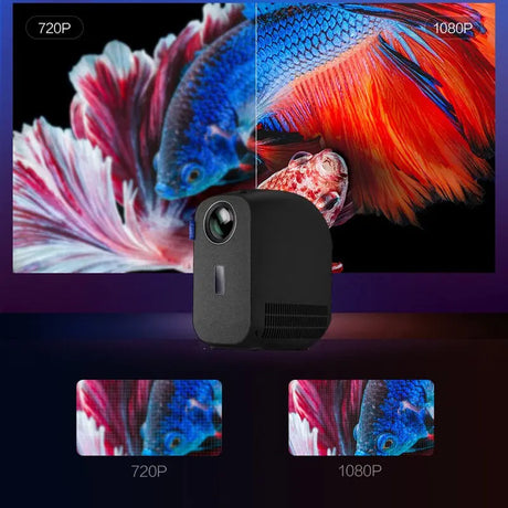 D3000 1080P Led Projector Full HD Lcd Proyector Video Projetor Movie Home Theater Compatible Fire TV , Laptops, PC, PS5