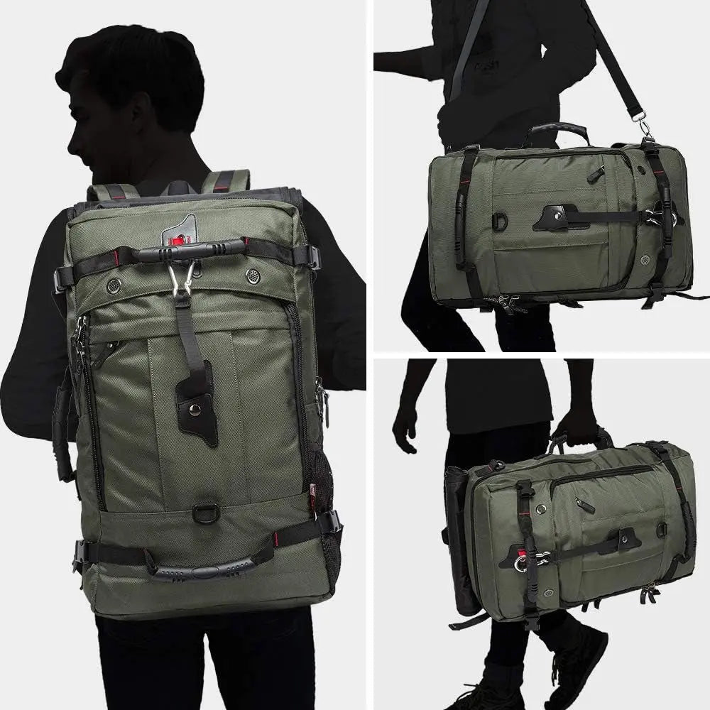 Travel Backpack, Carry on Backpack Durable Convertible Duffle Bag Fit for 15.6 Inch Laptop for Men and Women(Medium 35L)