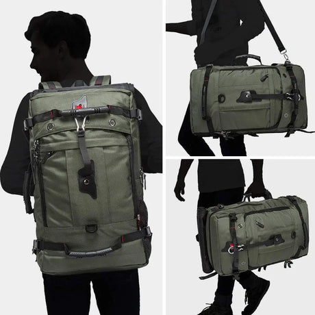 Travel Backpack, Carry on Backpack Durable Convertible Duffle Bag Fit for 15.6 Inch Laptop for Men and Women(Medium 35L)