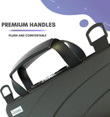 11-11.6 Inch Chromebook Case Protective Laptop Hard Cover Sleeve, Always-On Work in Case Pouch Handle Shoulder Strap (Black PU)