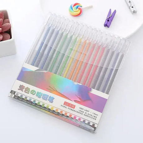 8/12/18Pcs Drawing Paint Marker Set 1.0Mm Pen Fine Line Colored Graffiti Markers for Lettering Highlighter Felt Colouring Pens