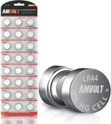 - Pack of 24 LR44 Batteries AG13 SR44 357 303 Premium Alkaline Non Rechargeable Button Battery, 1.5 Volt Small Batteries for Watches Clocks & Electronic Devices