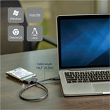 USB 3.1 to 2.5" SATA Hard Drive Adapter - USB 3.1 Gen 2 10Gbps with UASP External HDD/SSD Storage Converter (USB312SAT3CB)