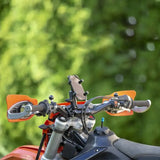 X-Grip Phone Mount with Handlebar U-Bolt Base RAM-B-149Z-UN7U , Medium Arm for Motorcycle, ATV/UTV, Bike