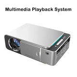 WZATCO T6 Android 9.0 WIFI Support HD Video Portable LED Projector Home Theater Mobile Beamer for Smartphone Proyector