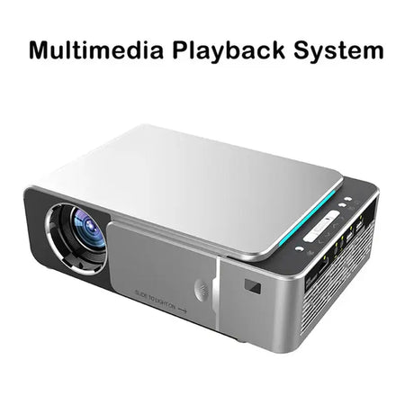 WZATCO T6 Android 9.0 WIFI Support HD Video Portable LED Projector Home Theater Mobile Beamer for Smartphone Proyector