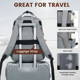 Unisex Anti-Theft 15.6” Laptop Backpack with Lock - for Travel, Business, College, and Outdoor