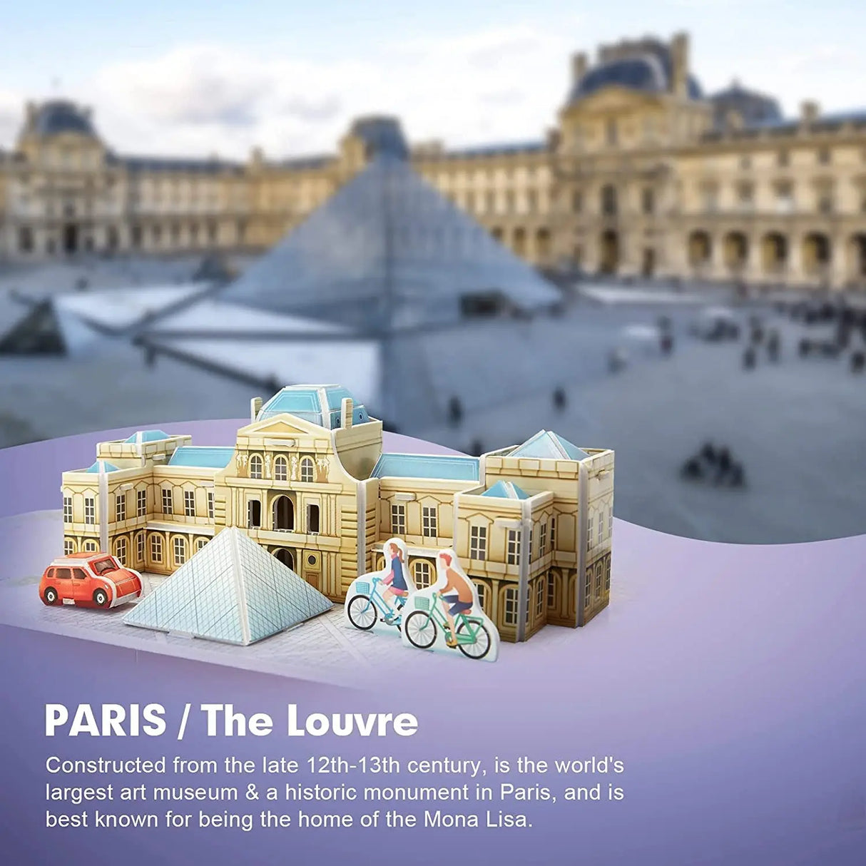 3D Puzzles for Kids Ages 8-10 12-14 Pairs Cityline Arts Crafts for Girls Ages 8-12 Architecture STEM Projects for Kids Ages 8-12, Toys Gifts for 8 Year Old Girls Eiffel Tower, Notre Dame De Paris