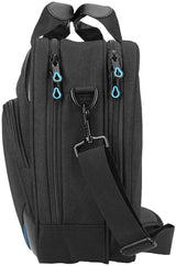 Laptop Bag 15.6 Inch Laptop Briefcase Laptop Messenger Bag Water Repellent Computer Case Laptop Shoulder Bag Durable Tablet Sleeve with RFID Pockets for Business/College/Women/Men-Black/Blue