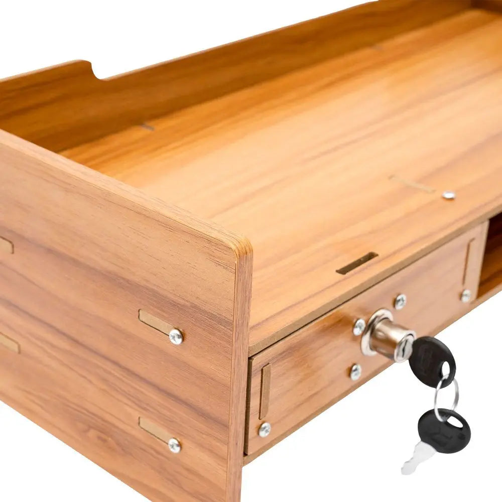 Desktop Laptop Support Shelf Wooden Monitor Screen Stand Shelf Supplies Computer Desktop Tabletop