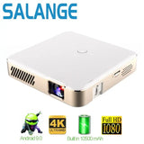 S350 Mini DLP Projector Smart TV Android 9.0 Wifi Pico Protable 1080P Outdoor 4K Cinema for Smartphone Miracast Airplay