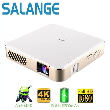 S350 Mini DLP Projector Smart TV Android 9.0 Wifi Pico Protable 1080P Outdoor 4K Cinema for Smartphone Miracast Airplay