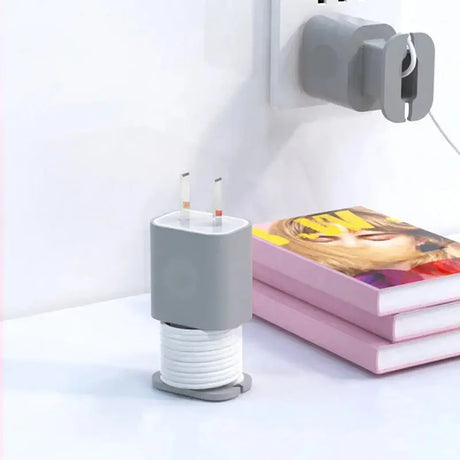 1/4Pc Silicone Charger Protector Universal Travel Cord Organizer Charging Cable Management Cord Winder for Iphone 20/18W Charger