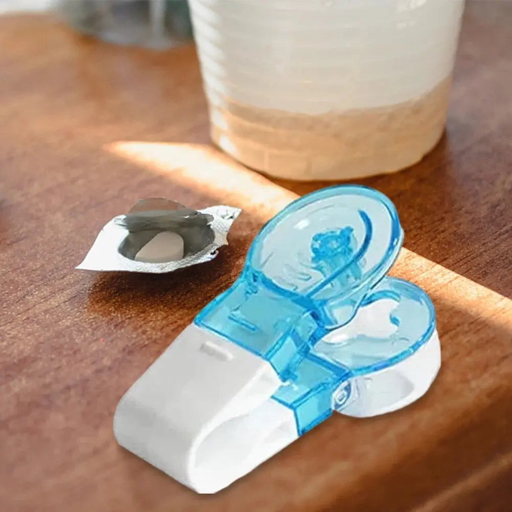1/2 PCS Portable Pill Taker Tablet Dispenser anti Pollution Portable Pill Box Dispense Medicine Pill Box Portable Pill Taker