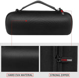 Case Compatible with JBL FLIP 6 / FLIP 5 Waterproof Portable Bluetooth Speaker. Hard Travel Storage Holder for JBL FLIP 4 and USB Cable&Adapter - Black (Case Only)