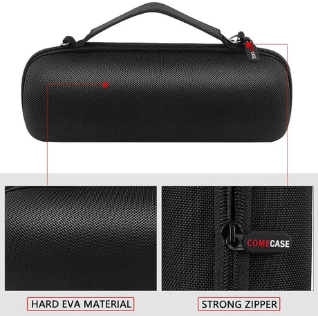 Case Compatible with JBL FLIP 6 / FLIP 5 Waterproof Portable Bluetooth Speaker. Hard Travel Storage Holder for JBL FLIP 4 and USB Cable&Adapter - Black (Case Only)