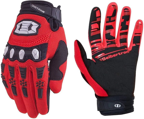 Dirtpaw Unisex BMX MX ATV MTB Racing Mountain Bike Bicycle Cycling Off-Road/Dirt Bike Gloves Road Racing Motorcycle Motocross Sports Gloves Touch Recognition Full Finger Glove