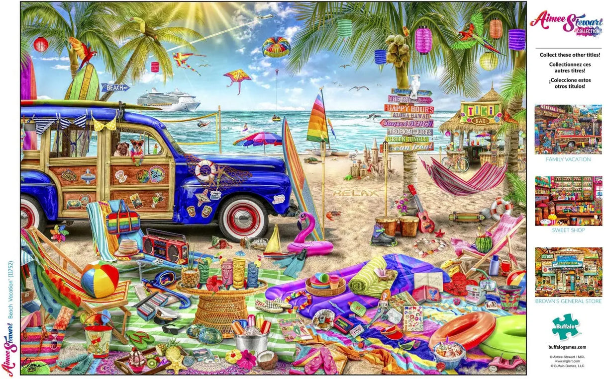 - Aimee Stewart - Beach Vacation - 1000 Piece Jigsaw Puzzle