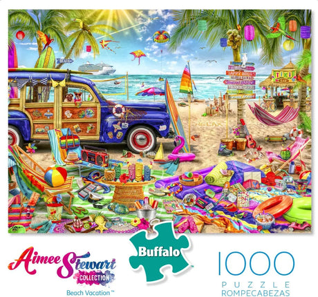 - Aimee Stewart - Beach Vacation - 1000 Piece Jigsaw Puzzle