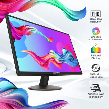 22" IPS LED Monitor 1920X1080 75Hz HDMI VGA Ports (E225W-FPT)