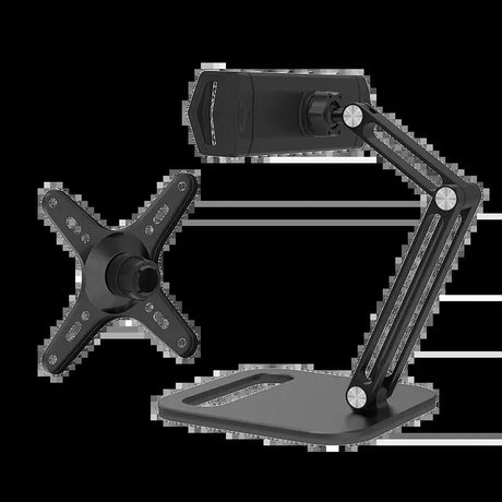 Portable Monitor Stand Height Adjustable Vesa Monitor Tablet Stand Free Standing Low Profile Desk Mount Monitor Support