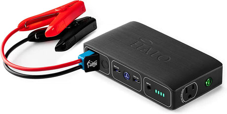 Bolt 58830 Mwh Portable Phone Laptop Charger Car Jump Starter with AC Outlet and Car Charger,Usb - Grey