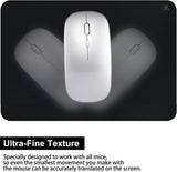 Small Mouse Pad 6 X 8 Inch, Mini Mouse Pad Thick for Laptop Wireless Mouse Home Office Travel, Portable & Washable (Black)