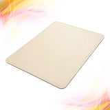 PU Leather Mouse Pad with Stitched Edge Micro-Fiber Base with Non-Slip, Waterproof, Mouse Pad for Computers, Laptop, Office & Home,1 Pack, 8Inch11Inch (Milky White)