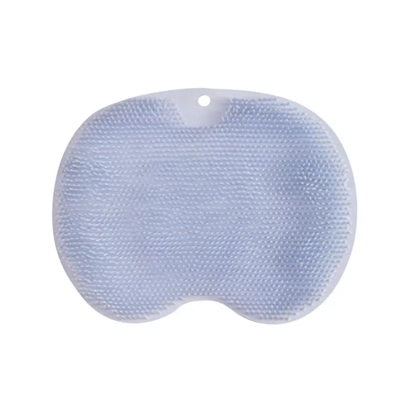 2 PCS Exfoliating Shower Massage Scraper Back Massage Brush Silicone Foot Scrubber Suction Cup Non-Slip Bath Mat Body Cleansing