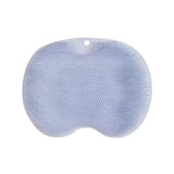 2 PCS Exfoliating Shower Massage Scraper Back Massage Brush Silicone Foot Scrubber Suction Cup Non-Slip Bath Mat Body Cleansing