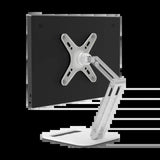 Portable Monitor Stand Height Adjustable Vesa Monitor Tablet Stand Free Standing Low Profile Desk Mount Monitor Support
