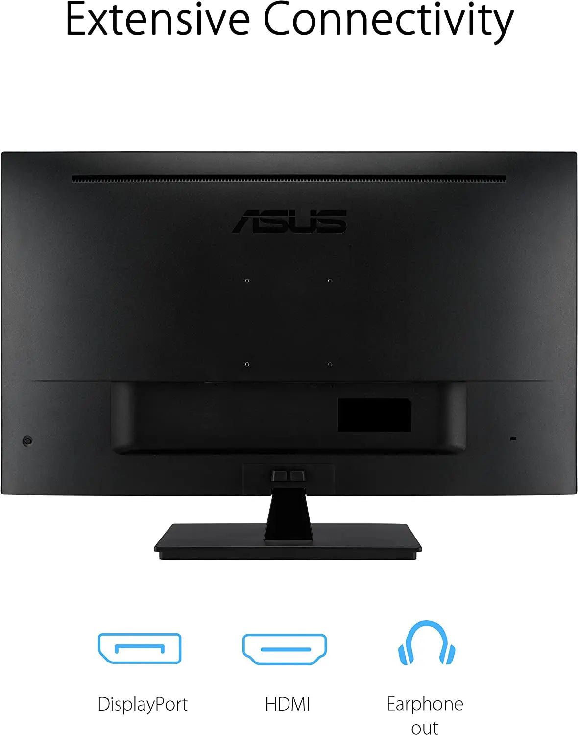 31.5” 2K Monitor (VP32AQ) - WQHD (2560 X 1440), IPS, 100% Srgb, HDR10, 75Hz, Speakers, Adaptive-Sync/Freesync, Low Blue Light, Eye Care, VESA Mountable, Frameless, Displayport, HDMI, Tilt,Black