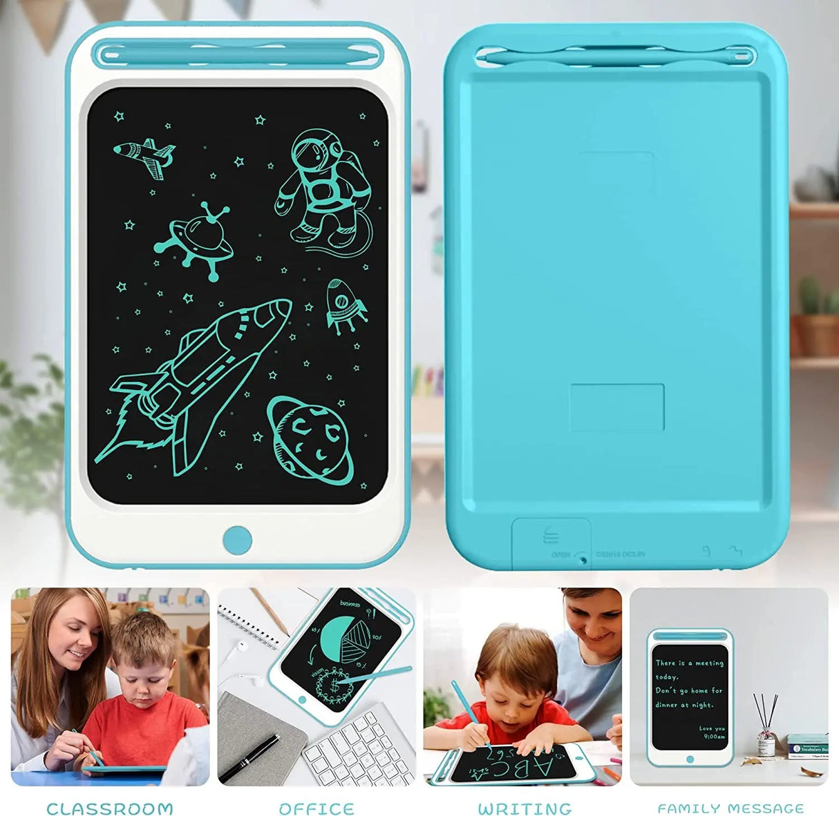 10 Inches LCD Writing Tablet for Kids, Doodle Board Drawing Tablet Kids LCD Board Digital Writing Pad with Memory Lock Educational Learning Toys Gifts for 3 4 5 6 7 8 9 Years Old Boys Girls