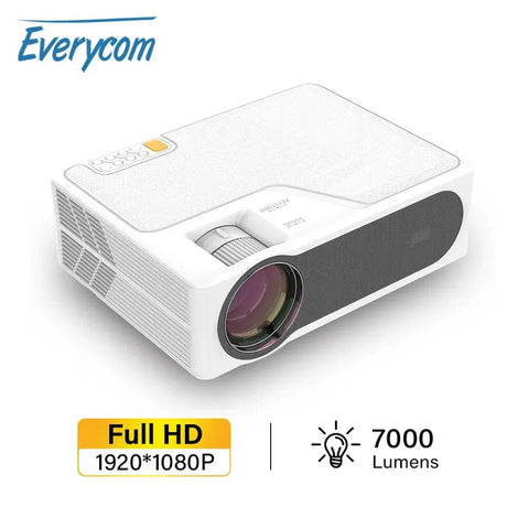 YG625 Projector LED LCD Native 1080P 7000 Lumens Support Bluetooth Full HD USB Video 4K Beamer for Home Cinema Theater