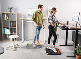 anti Fatigue Mat for Standing Desk with Ergonomic Design, Comfort Standing Desk Mat, Ergonomic Stand up Mat with 2 Massage Bar, Floor Mat for Workplace, Office, Home, Black