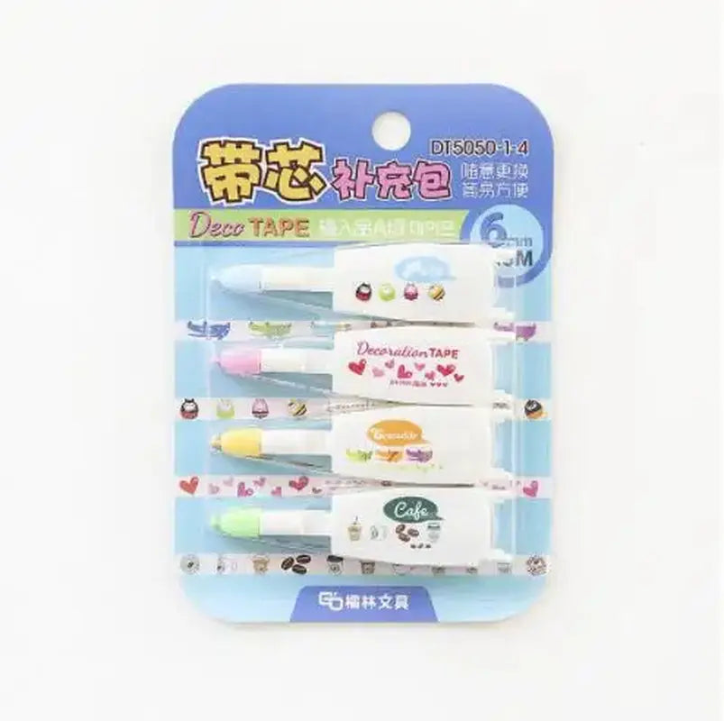 1 Pc Kawaii Animals Mechanical Decorative Correction Tape Corrector Diary Diy Journal Art Supplies Gift Accessories School