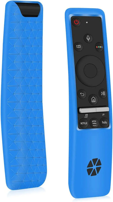 Protective Case for Samsung Smart TV Remote Controller BN59 Series,[Thicken Layer] Silicone Remote Case Holder for Samsung Crystal 4K UHD HDR Remote, Shockproof Samsung Curved Remote Back Covers-Blue