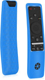 Protective Case for Samsung Smart TV Remote Controller BN59 Series,[Thicken Layer] Silicone Remote Case Holder for Samsung Crystal 4K UHD HDR Remote, Shockproof Samsung Curved Remote Back Covers-Blue