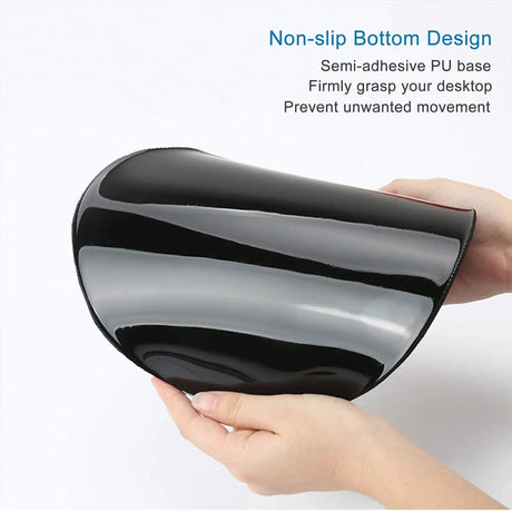 Mouse Pad, Ergonomic Mouse Pad with Gel Wrist Rest Support, Gaming Mouse Pad with Lycra Cloth, Non-Slip PU Base for Computer, Laptop, Home, Office & Travel, Abstract Marbling