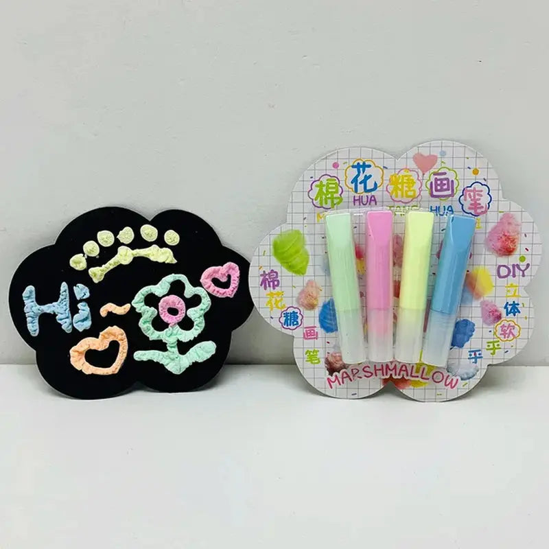3D Magic Popcorn Pens Puffy Paint Bubble Pen for Greeting Birthday Cards Kids Children 3D Art Pens Kids Gifts School Stationery