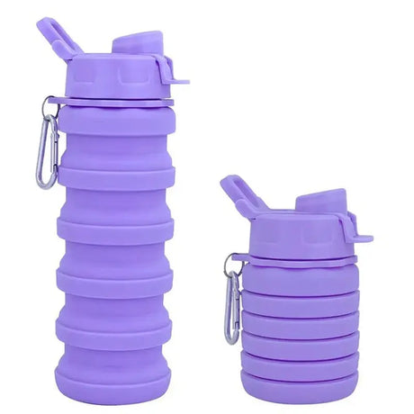 New Portable Silicone Water Bottle Retractable Folding Coffee Bottle Cups E Outdoor Travel Tools Collapsible Sport Bottles