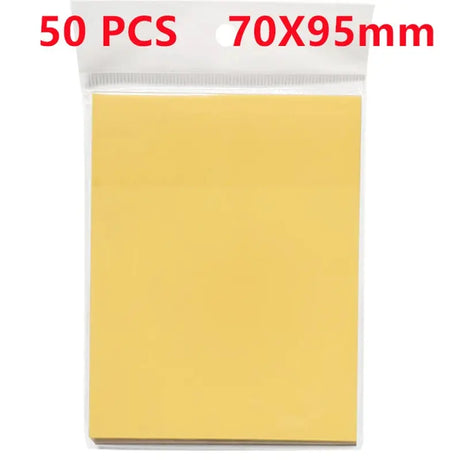 50 Sheets Transparent Sticky Notes Waterproof PET Memo Pad Stickers Daily to Do List Note Paper for Student Office Stationery