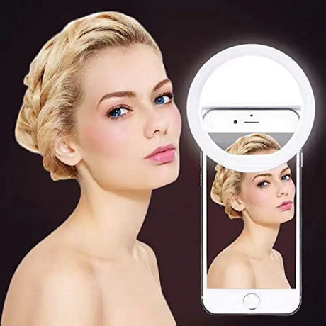 Battery Selfie Light Ring Light LED Photographic Lighting Photo Lamps Video Light Photography Ringlight Photo for Phone Iphone