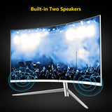U24C 24-Inch Curved Monitor Full HD LED Monitor 1920X1080 75Hz 5Ms VGA+HDMI Port Dual Speaker