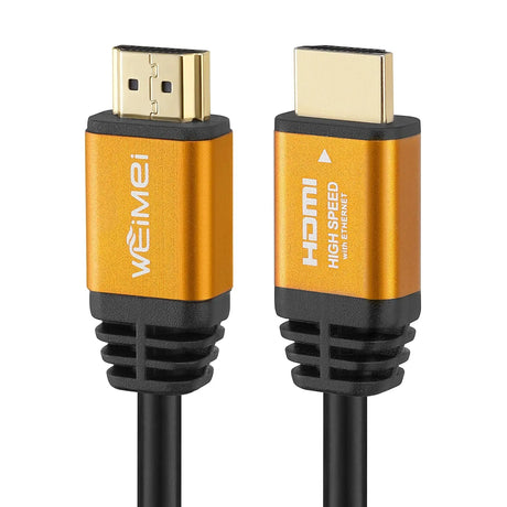 10 Feet 4K HDMI Cable 2.0 HDMI Cord 10Ft Support 4K@60Hz UHD 2160P Ethernet 3D ARC with Gold-Plated Connector and Bare Copper Conductor (From 6Ft to 100 Ft for Choices)