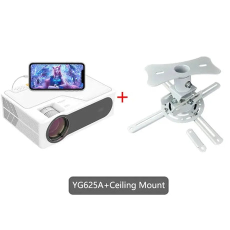 YG625 Projector LED LCD Native 1080P 7000 Lumens Support Bluetooth Full HD USB Video 4K Beamer for Home Cinema Theater