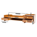 Desktop Laptop Support Shelf Wooden Monitor Screen Stand Shelf Supplies Computer Desktop Tabletop
