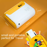 2800 Lumen Mini Led Home Projector P80 Portable Projetor 1080P Support Proyector for Home Video Beamer Children Gift