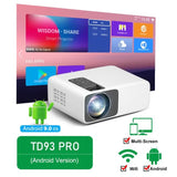 Td93Pro Projector Full HD 1080P Portable 2K 4K Video Wifi Projector TD93 Pro Home Theater Cinema 3D Smart Phone Beamer